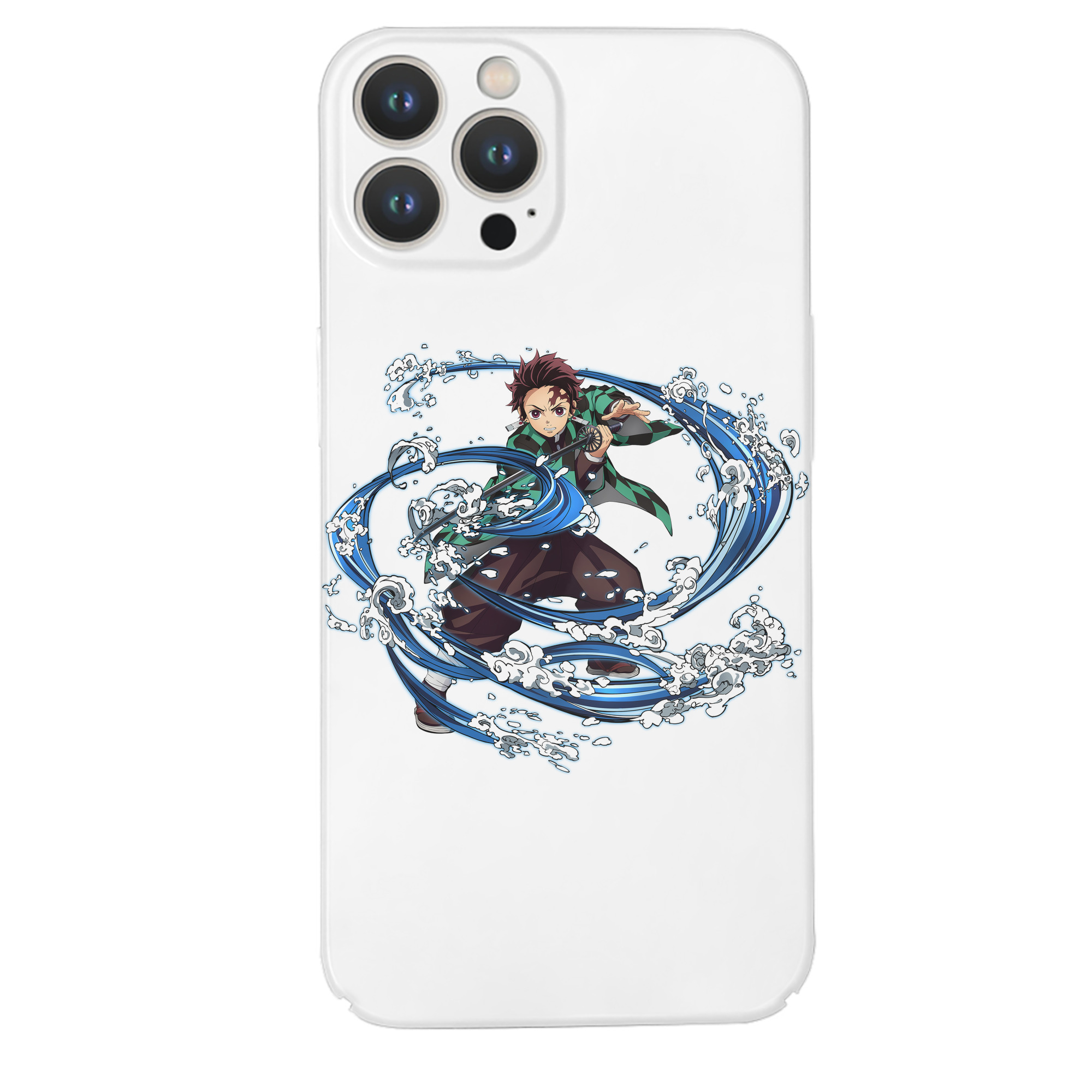 （画像用） 鬼滅の刃 竈門 炭治郎／かまど たんじろう Kamado Tanjirou 【iPhone 14シリーズ対応】ハードケース